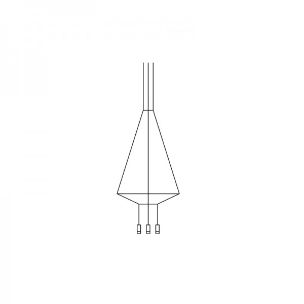 Lámpara colgante Wireflow 0405