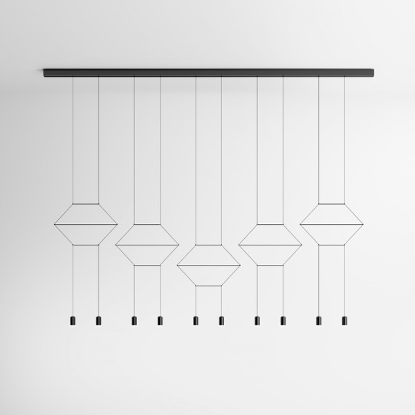 Vibia WIREFLOW LINEAL 0332 hanging lamp